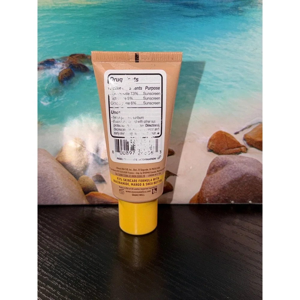 NYX Buttermelt Glaze Soft Glow Skin Tint SPF 30 02 Vanilla Bean Butta 1oz New